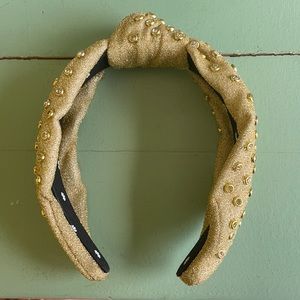 Lele Sadoughi Gold Embellished Headband